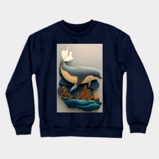 Porpoise - Inuit Art Crewneck Sweatshirt